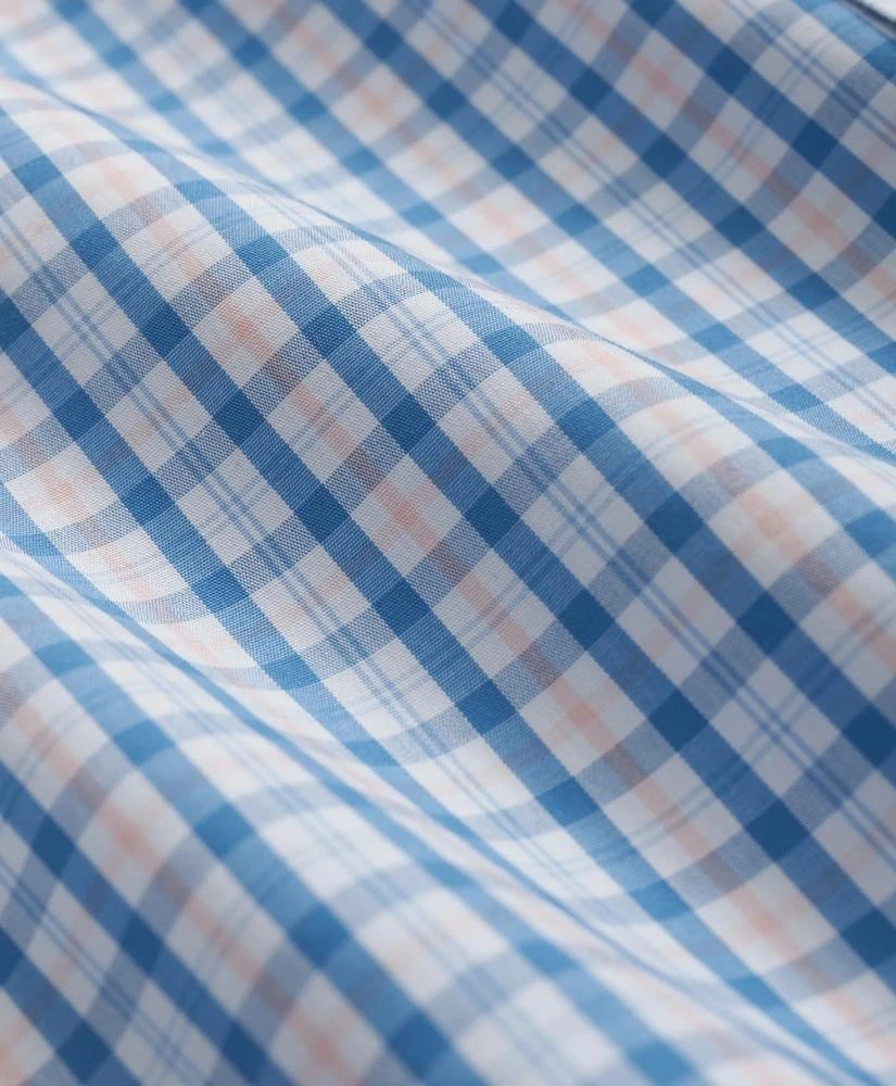 Brooks Brothers Boys Non-Iron Broadcloth Polo Button-Down Collar Check Sport Shirt 3