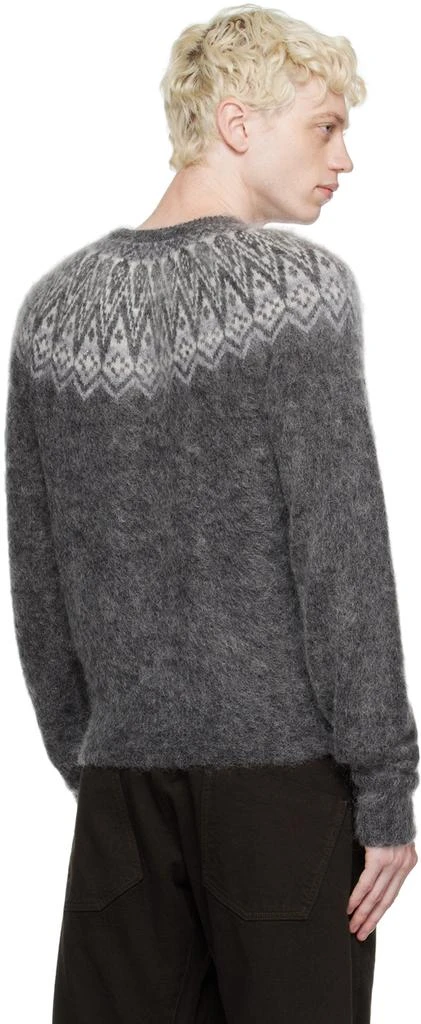 Omar Afridi Gray Nordic Sweater 3