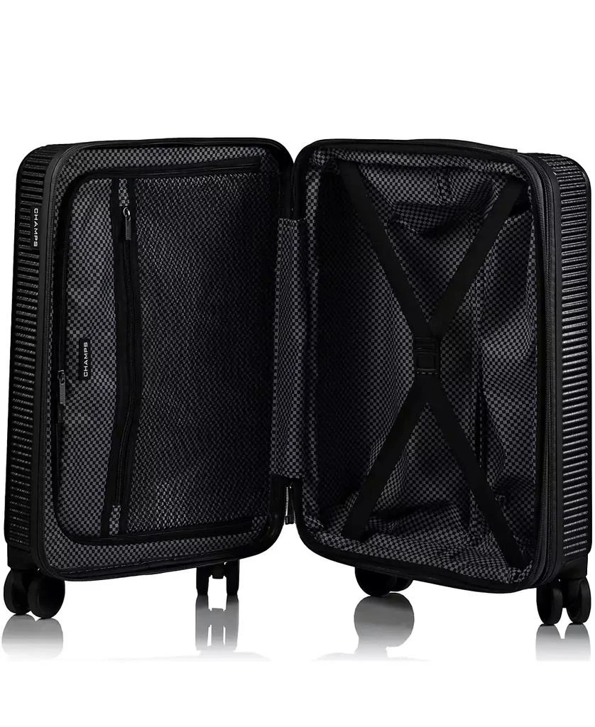 CHAMPS 20" Iconic II Collection Hardside Carry-On Luggage 3