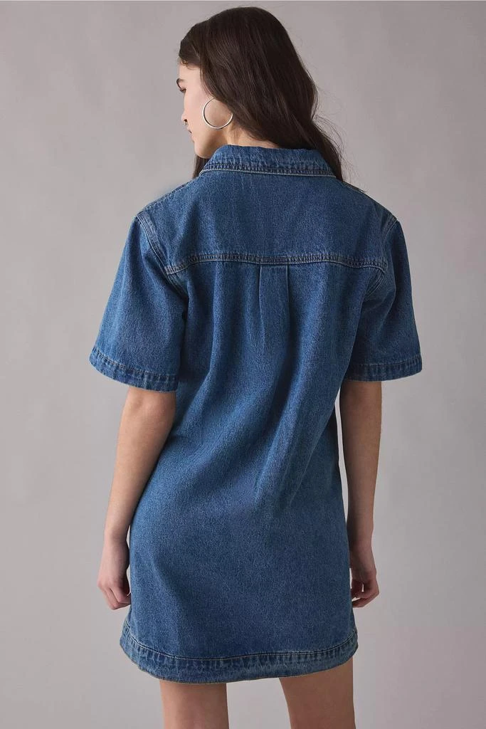 Glamorous Glamorous Denim Short Sleeve Shirt Mini Dress 2