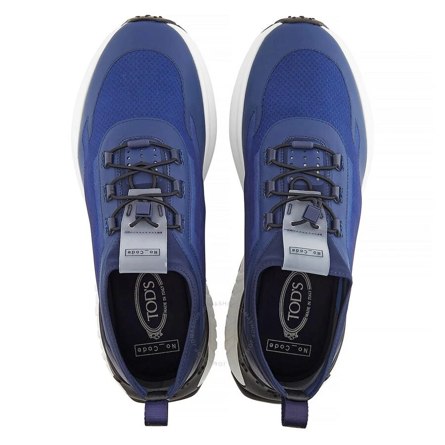 Tod's No_Code J Men's Blue Tuareg in Technical Fabric and Leather 3