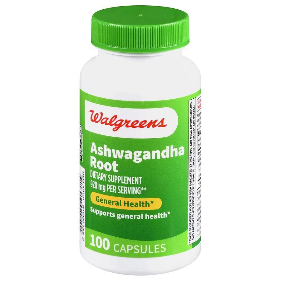 Walgreens Ashwagandha Root 920 mg Capsules (50 days) 1