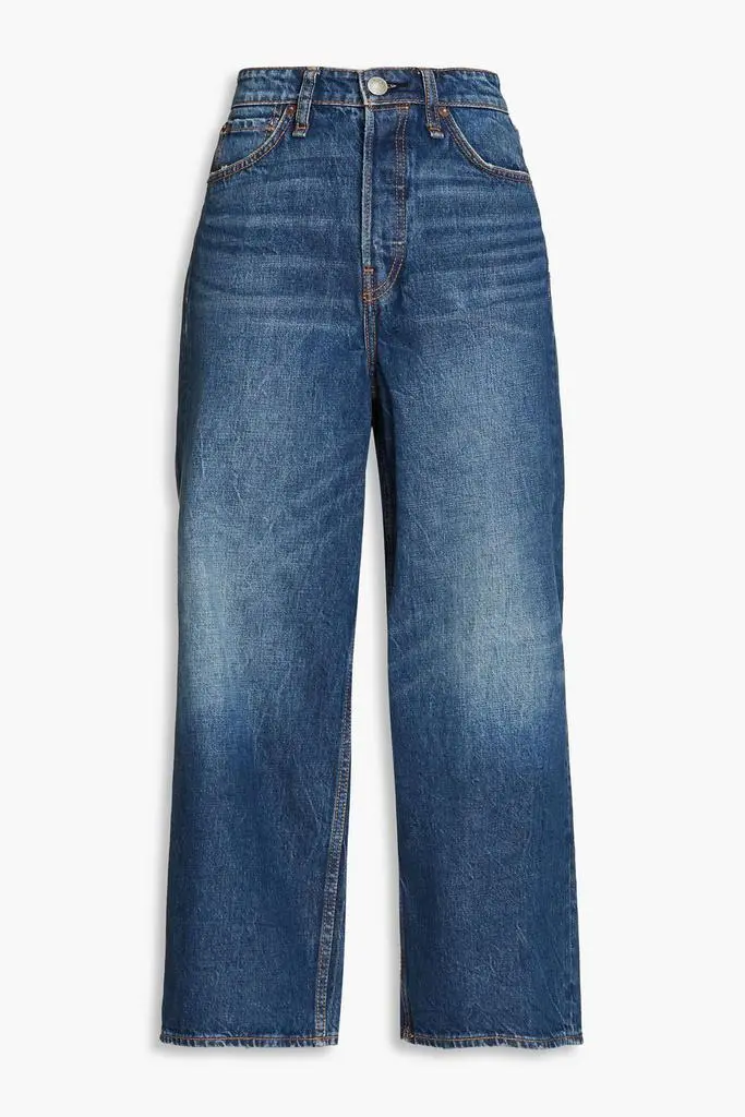 Rag & Bone Maya cropped high-rise wide-leg jeans