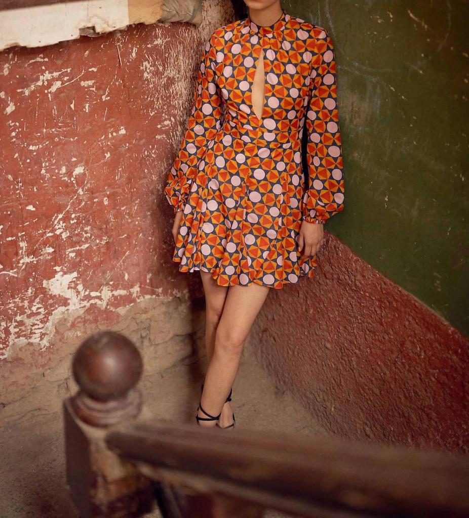 De Loreta Leonor Dress In Multi