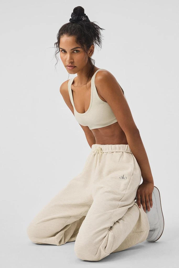 Alo Accolade Straight Leg Sweatpant - Oatmeal Heather 3
