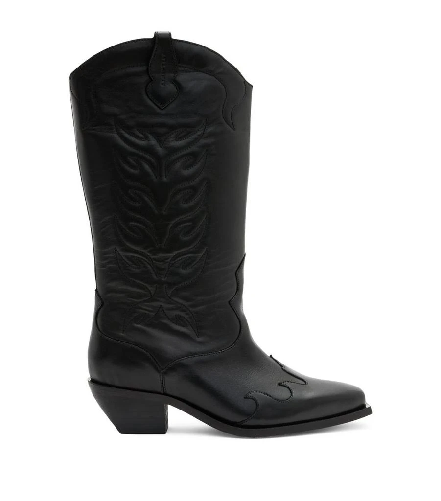 ALL SAINTS Leather Dolly Cowboy Boots 60 1