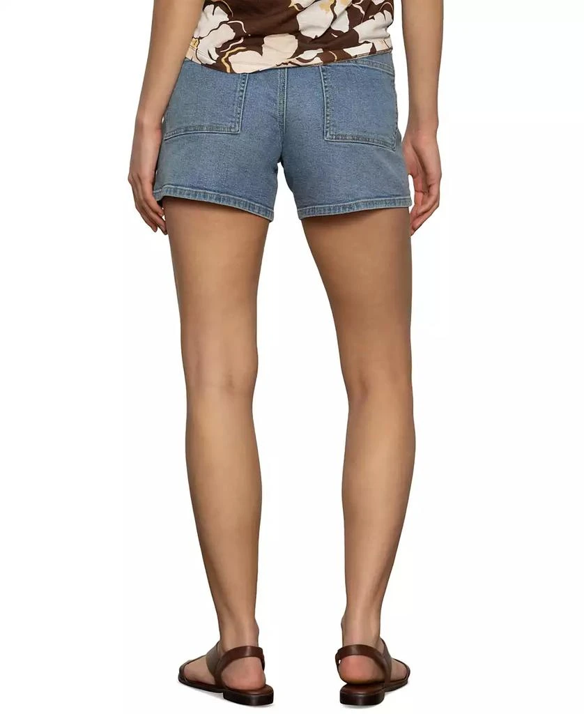 Sanctuary Women's Luna Button-Front Denim Shorts 5