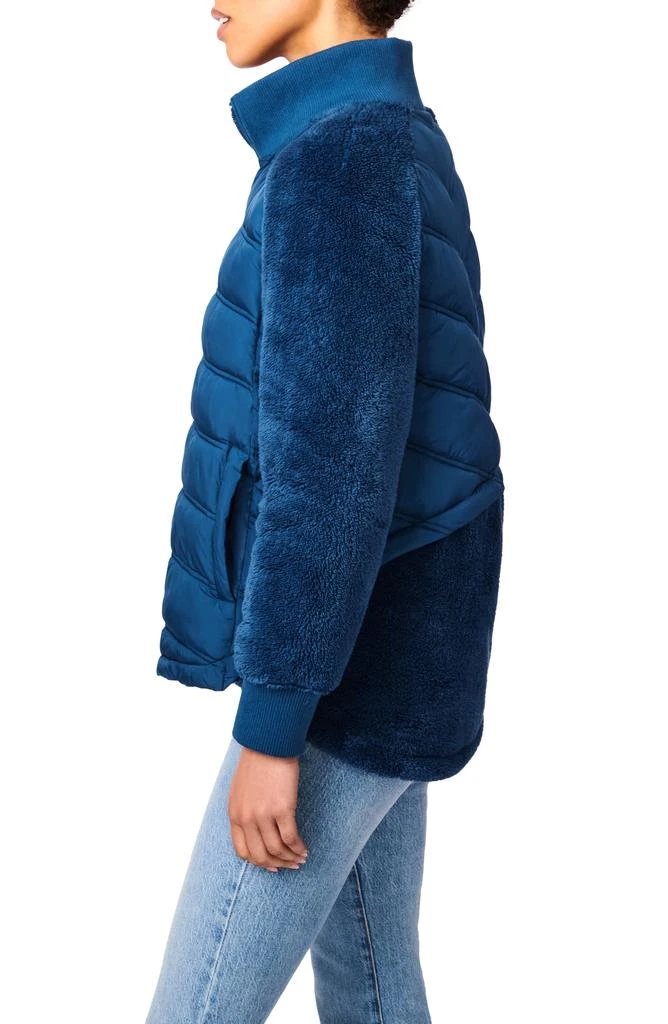 Bernardo Mixed Media Puffer Jacket 3