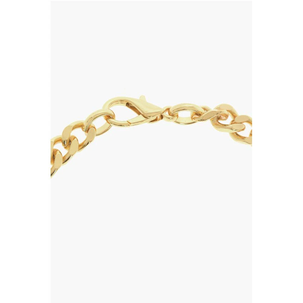Marcelo Burlon Marcelo Burlon Golden Effect Chain Necklace with Pendant 3