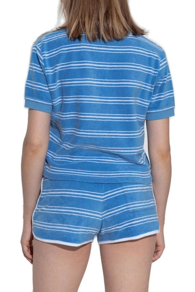 Sporty & Rich Sporty & Rich Striped Short-Sleeved Polo Top 3