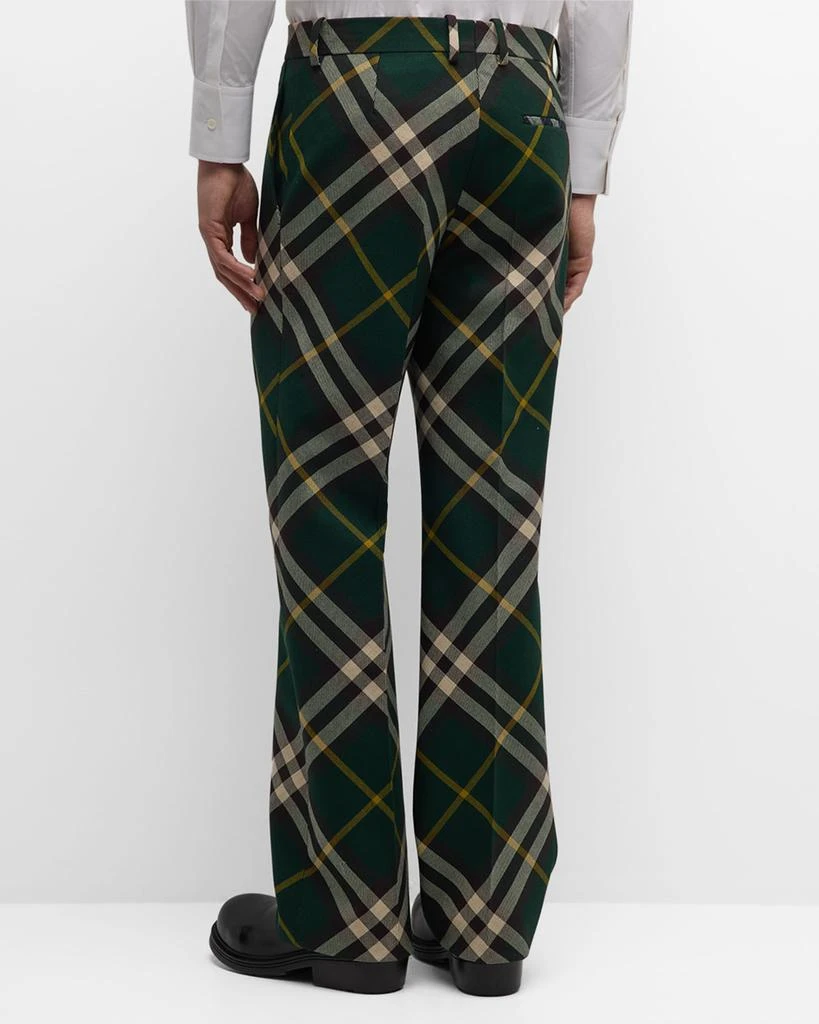 Burberry Men's IP Check Wool Suit Pants 4