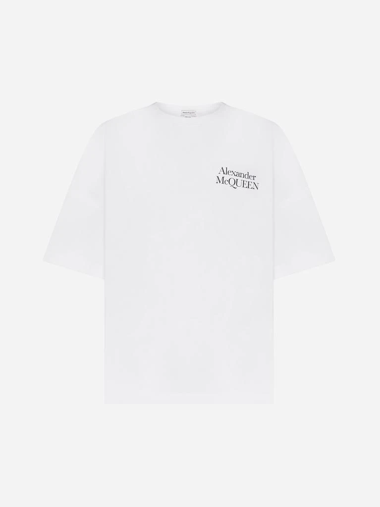 ALEXANDER MCQUEEN Logo cotton t-shirt 1