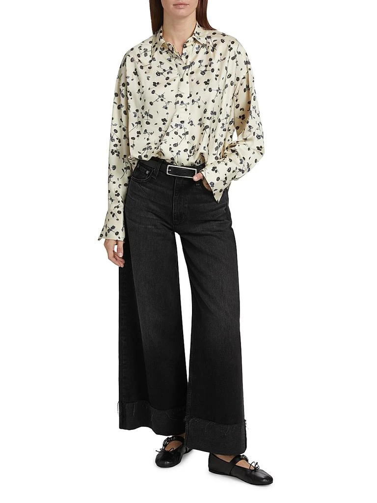 Rag & Bone Martha Floral Satin Shirt 2