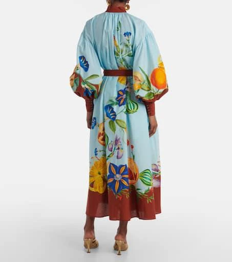 ALÉMAIS Dahlia cotton and silk shirt dress 3