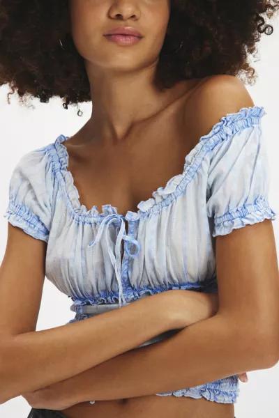 Kimchi Blue Nicole Scoop Neck Cropped Blouse – On Sale Now with Up