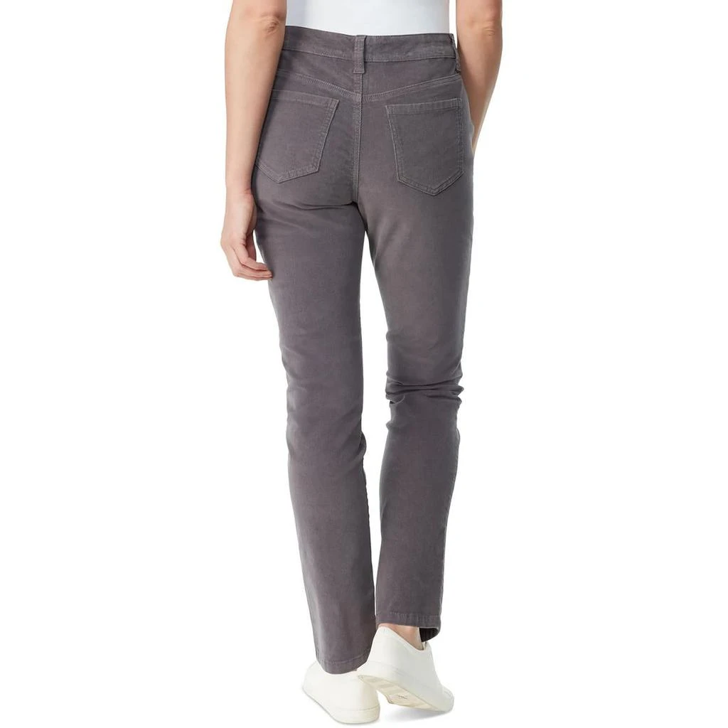 Gloria Vanderbilt Amanda Womens Slimming High Rise Straight Leg Pants 5