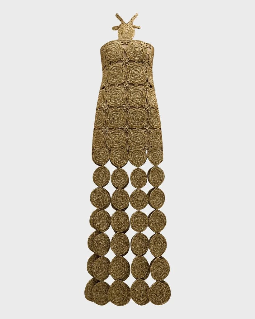 white christmas dresses SIMONMILLER Beja Crochet Dress main image 1