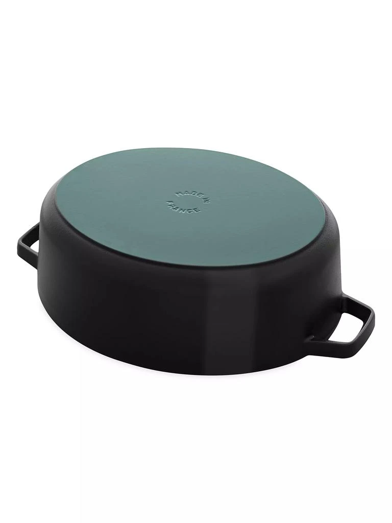 Staub Cast Iron 6.25-Quart Shallow Oval Dutch Oven 3