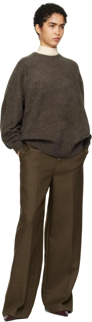 Carven Brown Knit Sweater 4