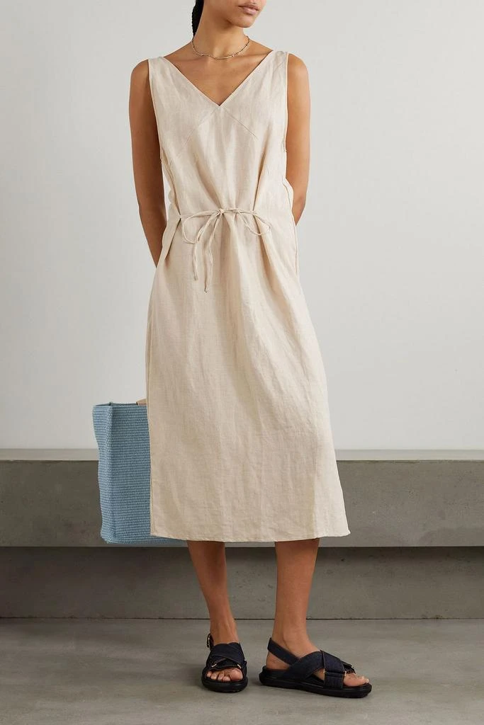 DEIJI STUDIOS The Slip linen midi dress 2