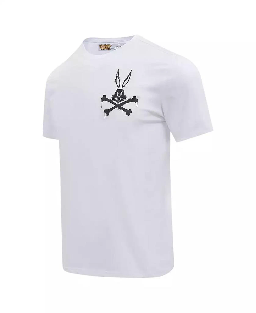 Freeze Max Men's Bugs Bunny White Looney Tunes Melted Skeleton T-Shirt 3