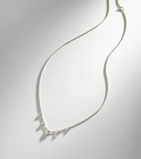 David Yurman Petite Modern Renaissance® 18kt gold (750/1000) necklace with diamonds 5