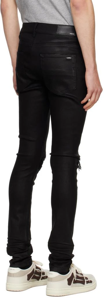 AMIRI Black Wax Jeans 3