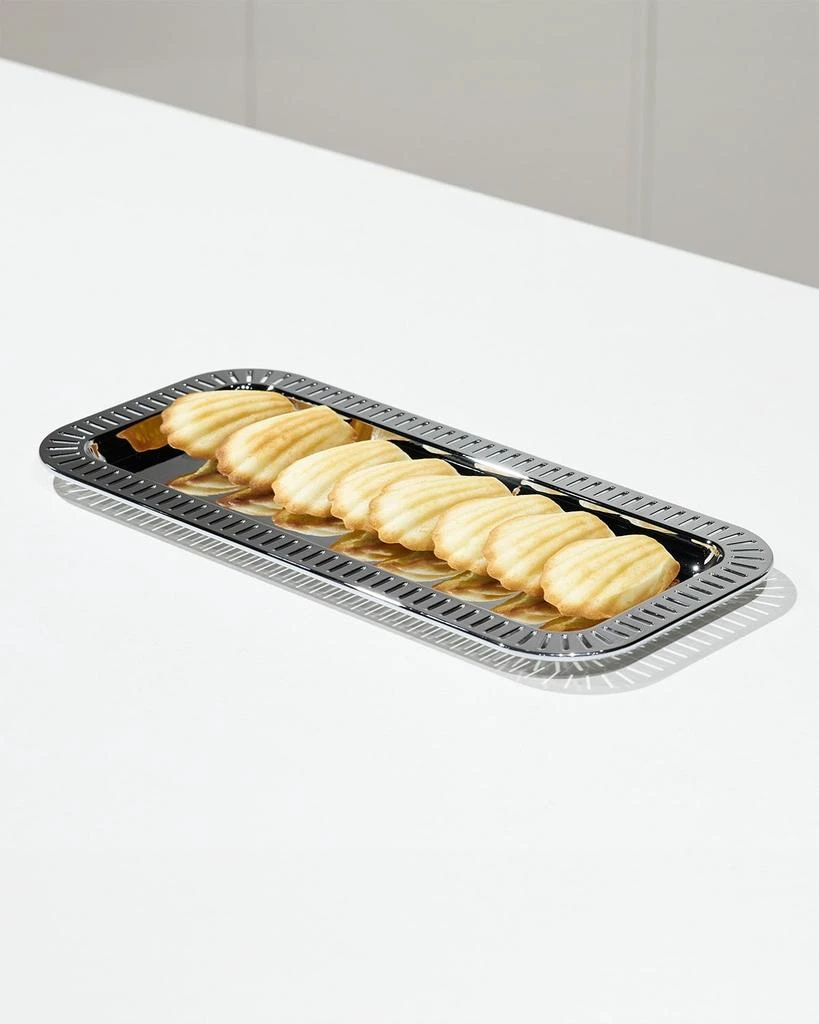 ANNA New York Striations Small Rectangle Serving Tray, 13.75" 2
