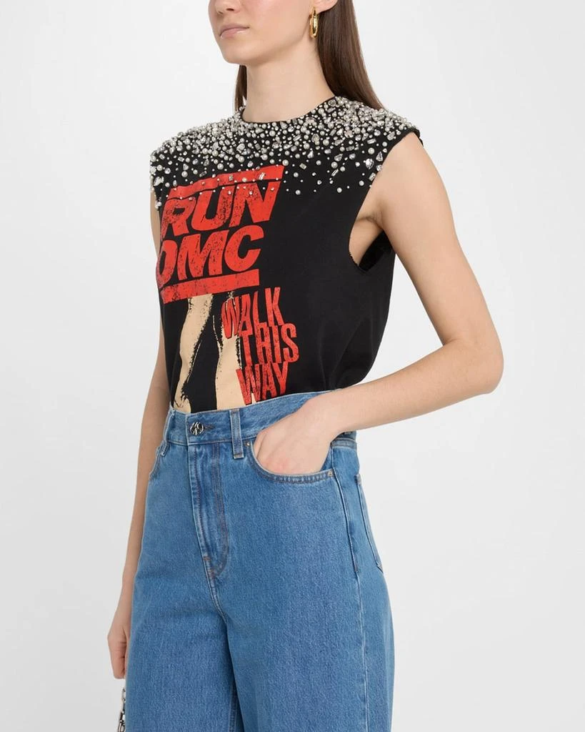 Alice + Olivia Micah Embellished Muscle Tank 4