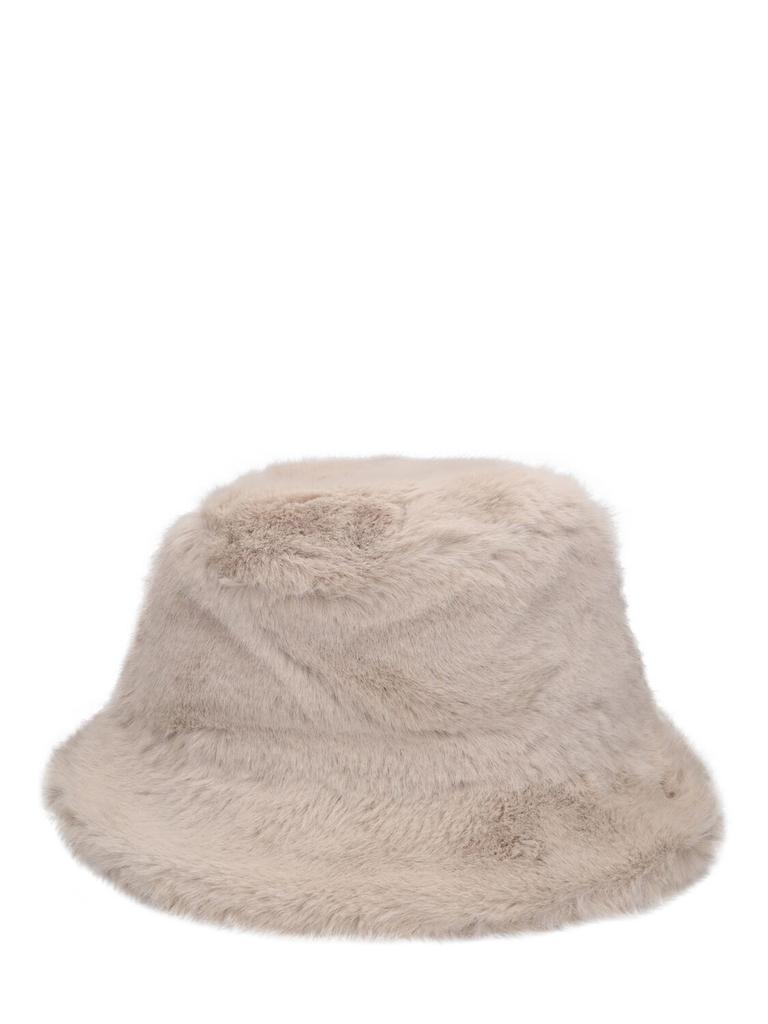 STAND STUDIO Wera Faux Soft Teddy Fur Bucket Hat