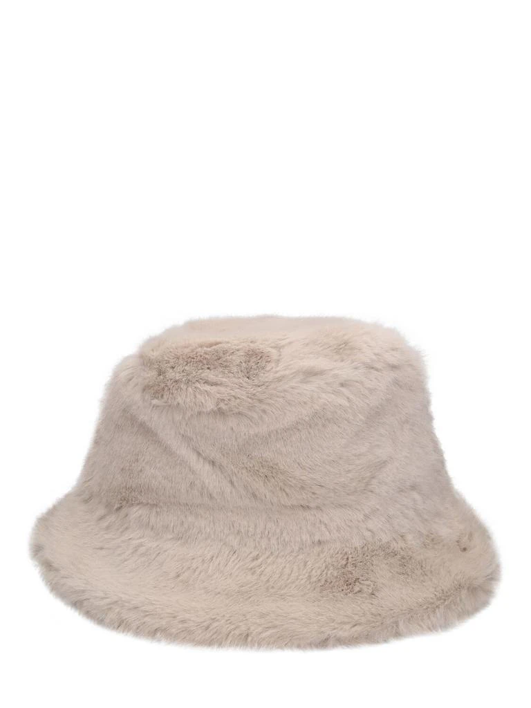 STAND STUDIO Wera Faux Soft Teddy Fur Bucket Hat 1