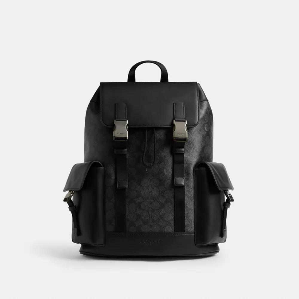 Coach Clark Backpack In Signature Canvas