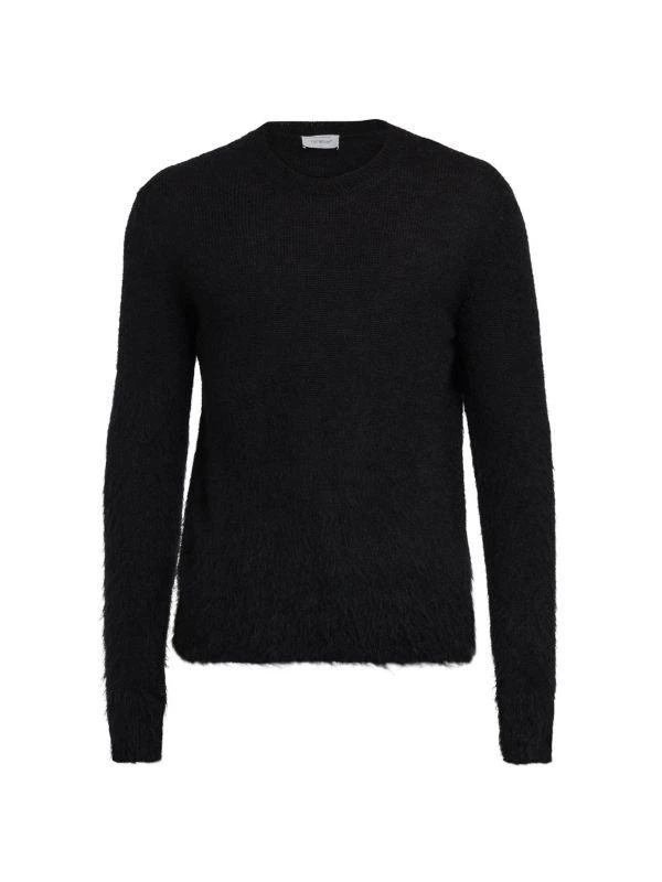 Off-White Mohair-Blend Arrow Sweater 5