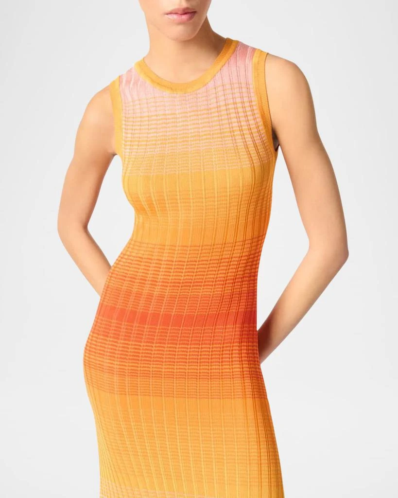 Maje Rirano Ribbed Maxi Dress 4