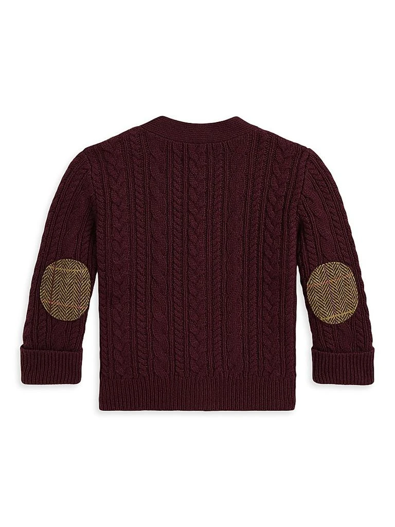 Ralph Lauren Baby Boy's Patchwork Herringbone Cardigan 2