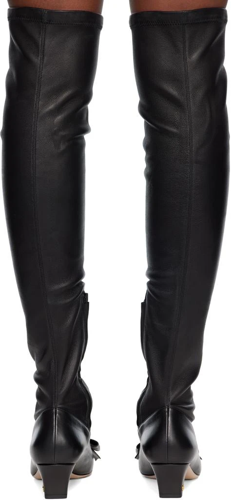 Valentino Black Over-The-Knee Tall Boots 2