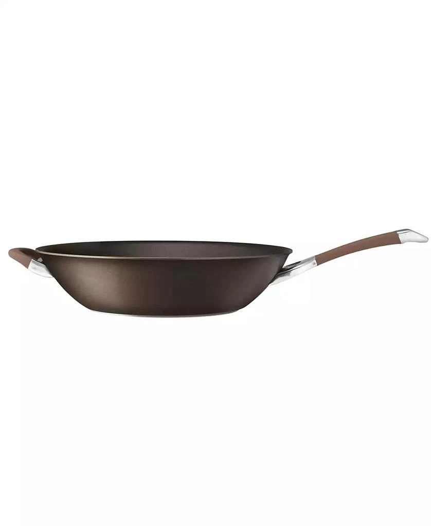 Circulon Symmetry Hard-Anodized Nonstick Induction Stir Fry Pan with Helper Handle, 14-Inch, Chocolate 3