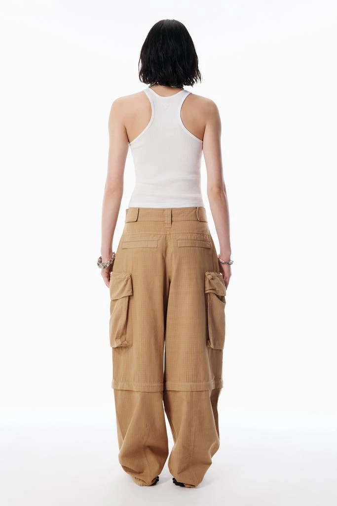 Alexander Wang Beige Oversized Cargo Pants 4