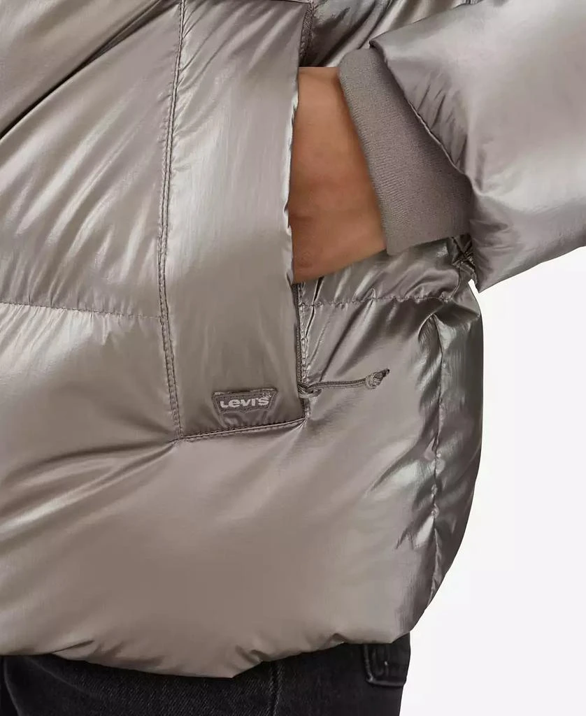 Levi
s Women
s Quilted Hooded Puffer Jacket 7