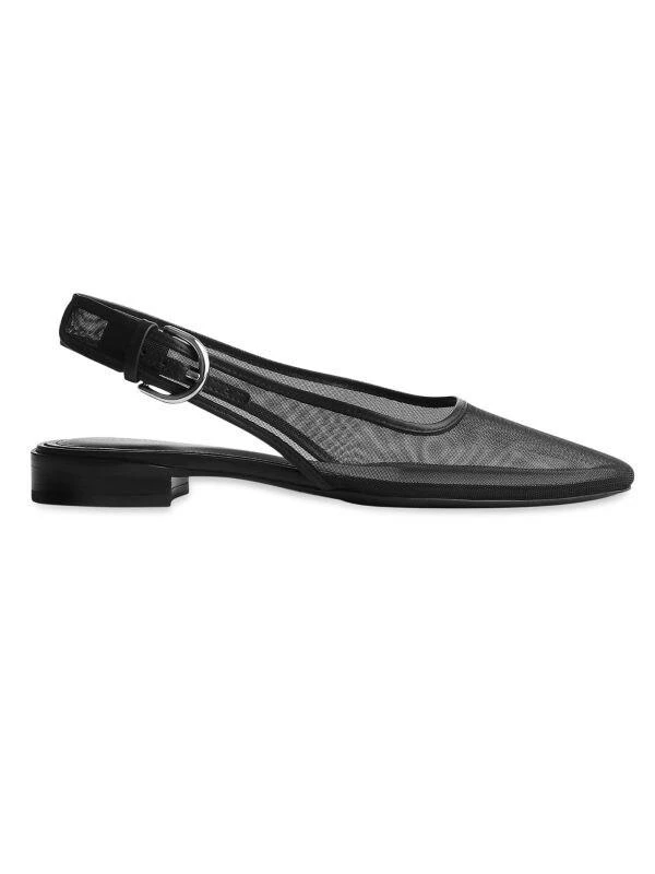 Rag & Bone Astra Mesh Slingback Flats 1