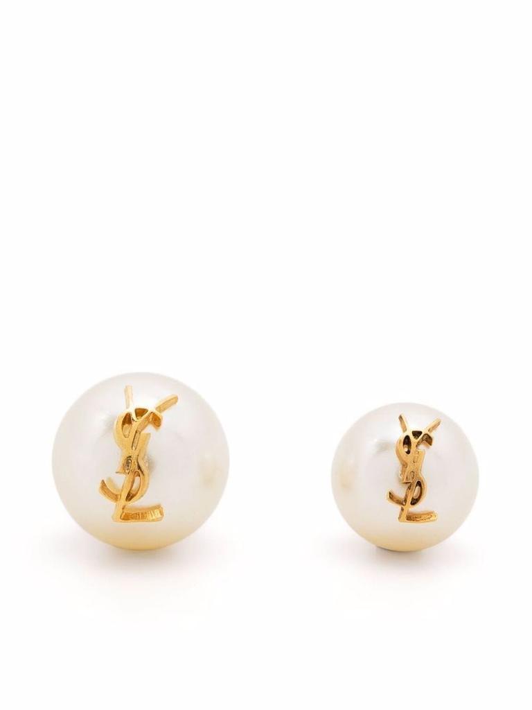 Yves Saint Laurent Saint Laurent "Cassandre" Pearl Stud Earrings