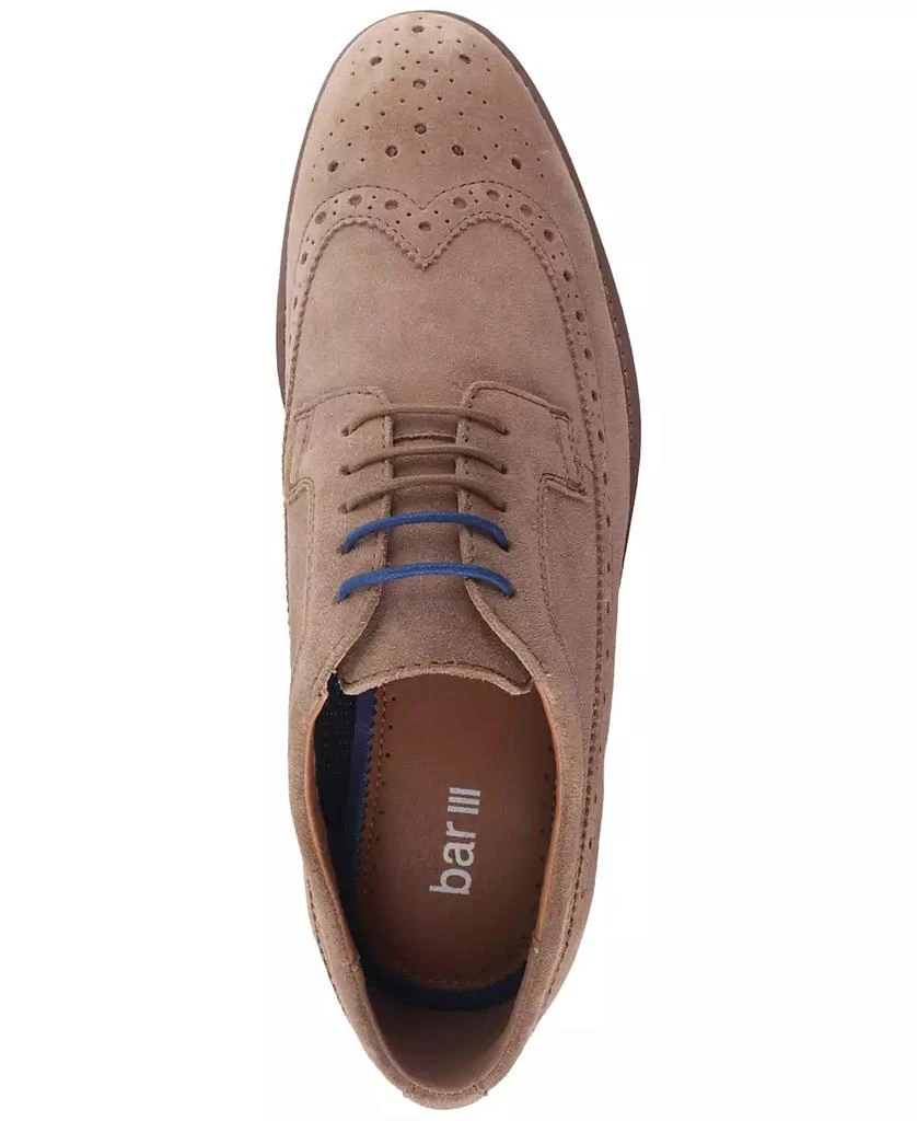 New without box Bar III Men\'s Ashwell Longwing Oxford Shoes Sz 11.5 Tan Suede Bar III Men main image 2