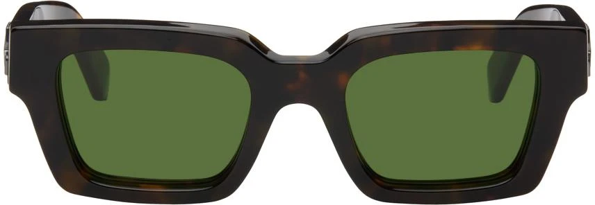 Off-White Brown Virgil Sunglasses 1