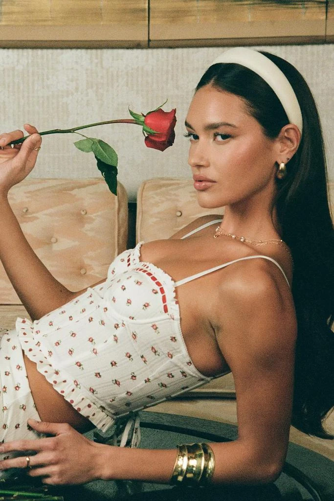 Edikted Edikted Mica Floral Cupped Corset