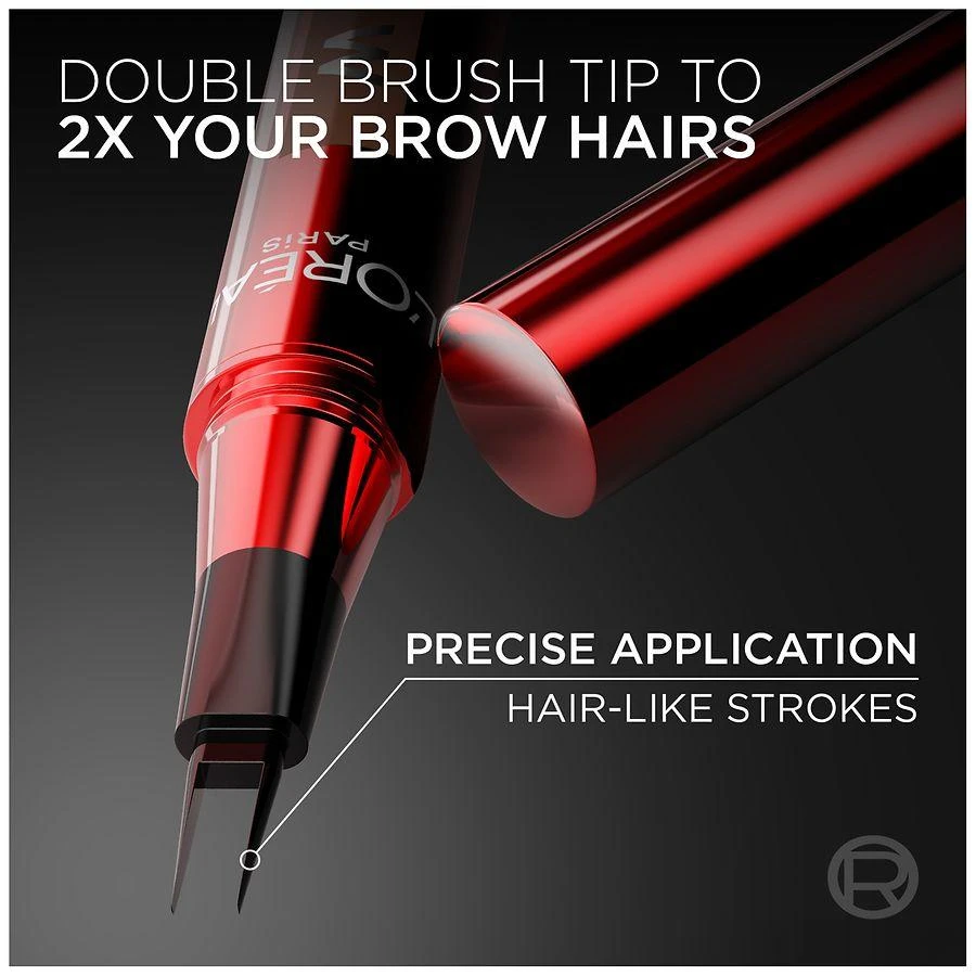 L
Oreal Paris Faux Brow, Hair-Like Brow Filling Pen, Double-Brush Tip 5