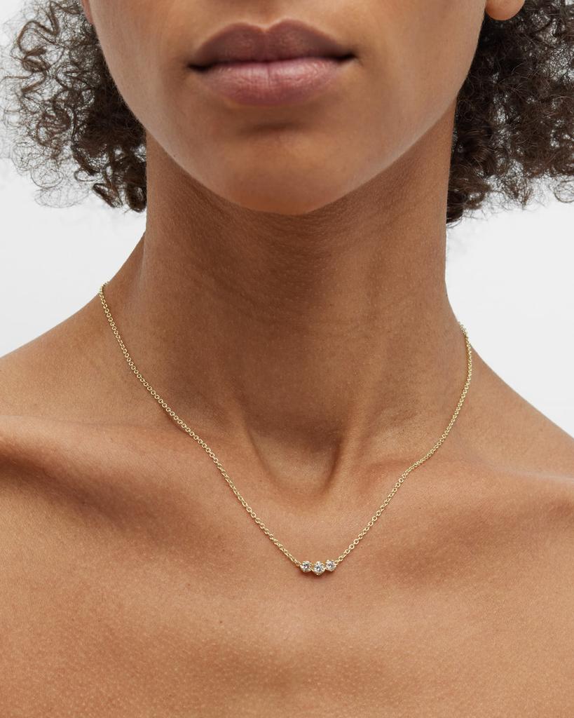 Jennifer Meyer Triple Illusion-Set Necklace