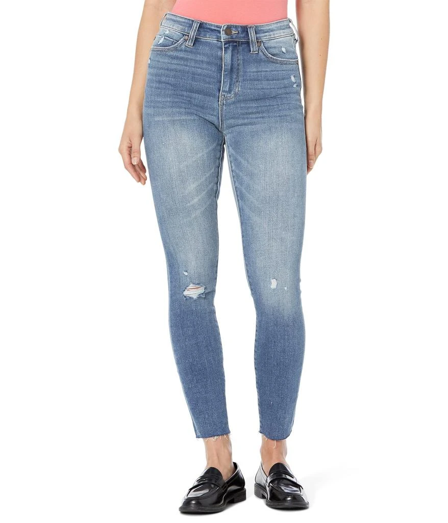Liverpool Abby High-Rise Ankle Skinny with Cut Hem in Eckelson 1