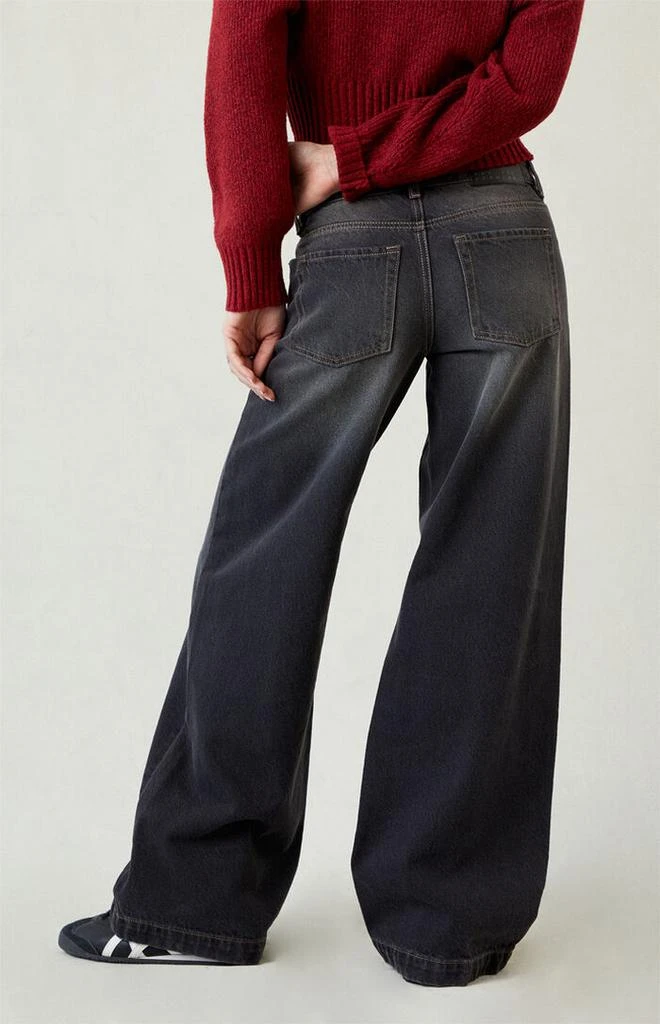 PacSun Casey Low Rise Baggy Jeans Black Tinted 3