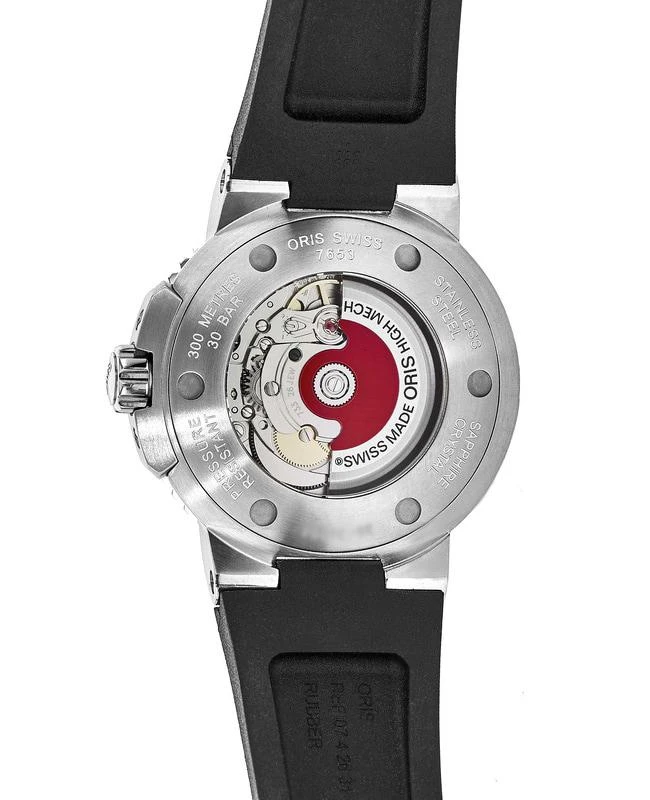Oris Oris Aquis Date Automatic Blue Dial Rubber Strap Men's Watch 01 733 7732 4135-07 4 21 64FC 3