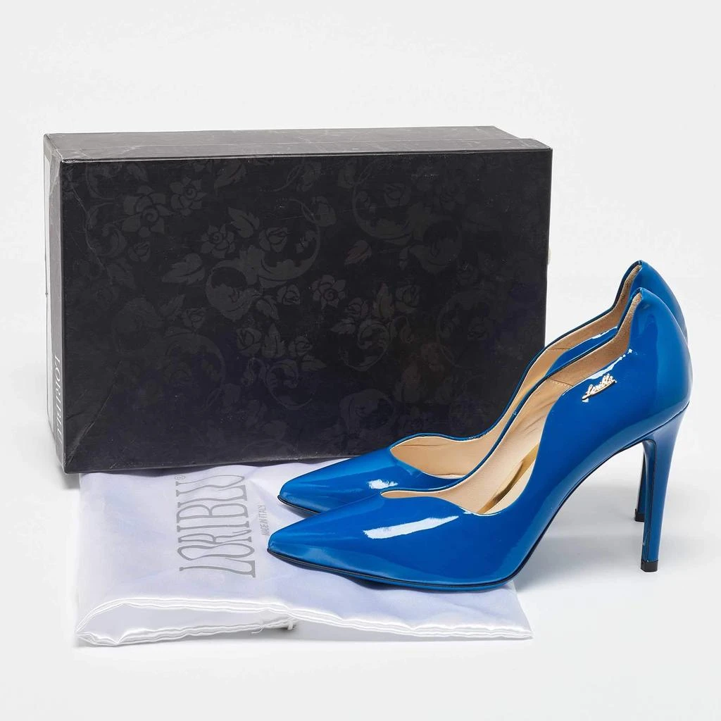 Loriblu Loriblu Blue Patent Leather Pumps Size 37 9